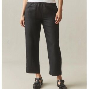American Giant Women's Easy Linen Pant Size XS Meteorite Cropped Minimalist NWOT